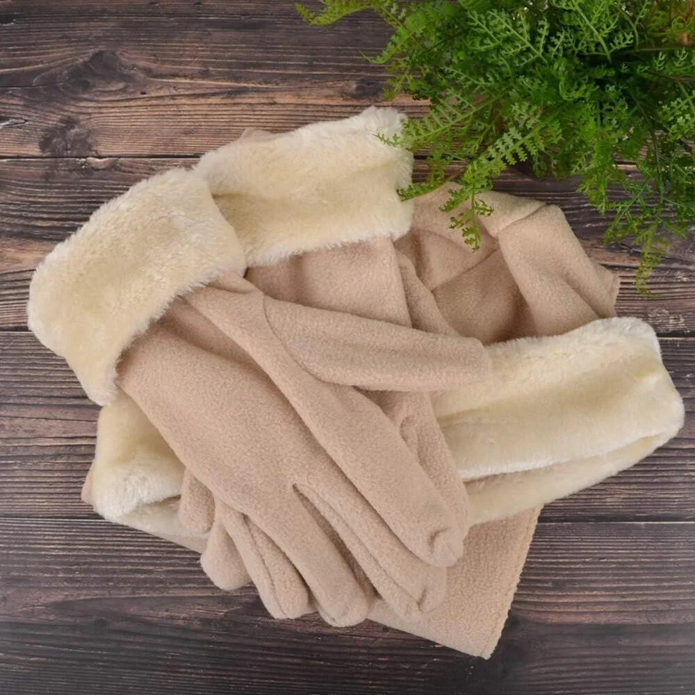 Women's Warm Fleece Winter - Women's Hat and Glove Set + Hats Gloves Scarves for